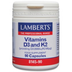 VITAMINA D3+K2 2000UI 90cap LAMBERTS
