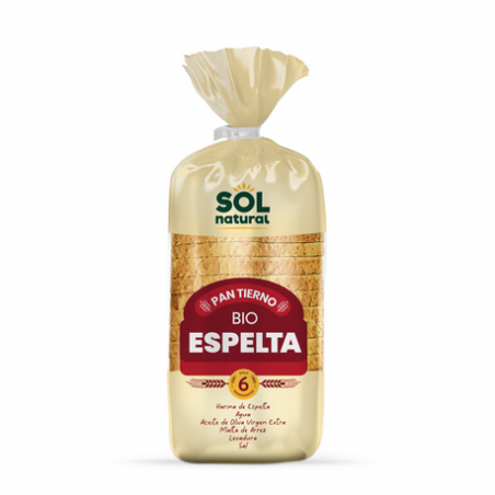 PAN ESPELTA BLANCO 400GR S/A SOL NATURAL