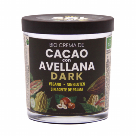 CREMA CACAO DARK AVELLANA 200GR SOL NATURAL