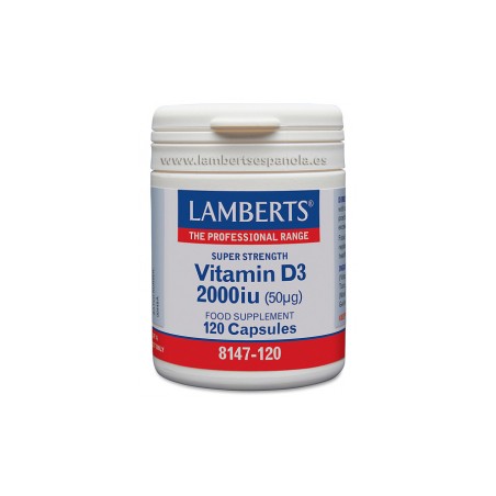 VITAMINA D3 2000UI 120cap LAMBERTS