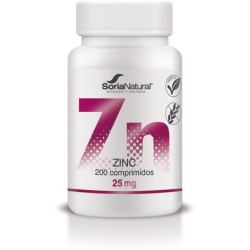 ZINC 200COMP 25MG SORIA NATURAL