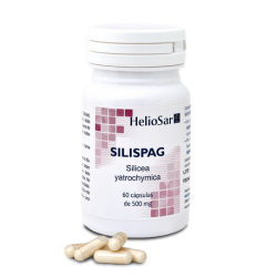 SILISPAG SILICEA 500MG 60CAPS HELIOSAR