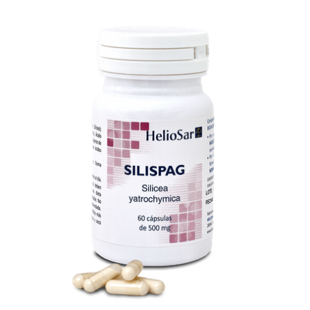 SILISPAG SILICEA 500MG 60CAPS HELIOSAR