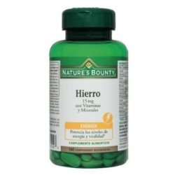 HIERRO 100COMP 15MG N/BUNTY