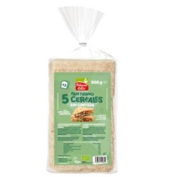 PAN DE MOLDE 5 CEREALES s/ corteza 300gr. BIO