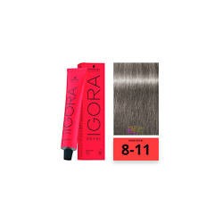 TINTE IGORA 8.11 RUBIO CLARO CENIZA  INTENSO