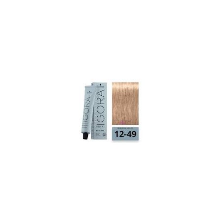 TINTE IGORA 12.49 SUPER ACLARANTE BEIGE VIOLETA