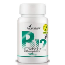VITAMINA B12 200COMPR SORIA NATURAL