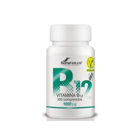VITAMINA B12 200COMPR SORIA NATURAL