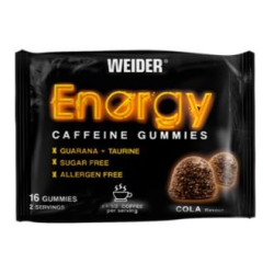 WEIDER ENERGY CAFFEINE COLA 16GUMMIES