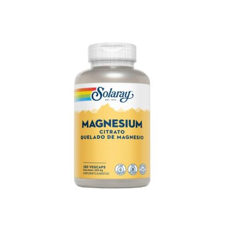 CITRATO DE MAGNESIO 180 CAPS SOLARAY