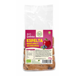 GALLETAS ESPELTA MANZANA-ARANDANO 175G SOL/NATURAL