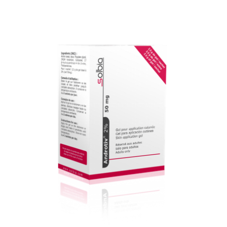 ANDROTIV GEL TESTOSTERONA 50mg - 40 sobres SOLBIA