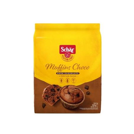 MUFFINS DE CHOCOLATE MAGDALENAS 5UND/45GR SCHAR