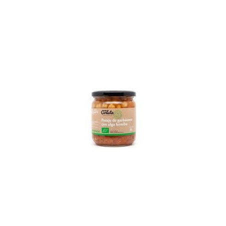 POTAJE DE GARBANZOS CON ALGA KOMBU 350g CARLOTA ORGANIC