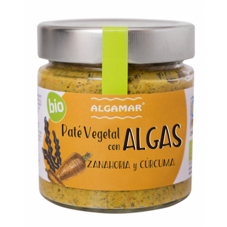 PATE DE ALGAS ZANAHORIA Y CURCUMA 180gr. BIO
