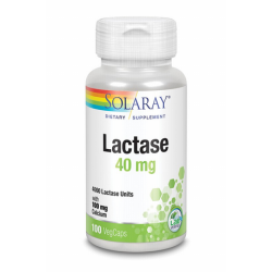LACTASE 40 MG 4000 FCC - 100 CÁPSULAS VEGETALES