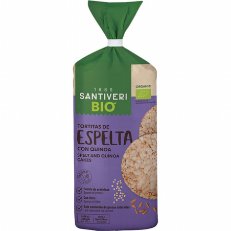 TORTITAS ESPELTA+QUINOA BIO SANTIVERI
