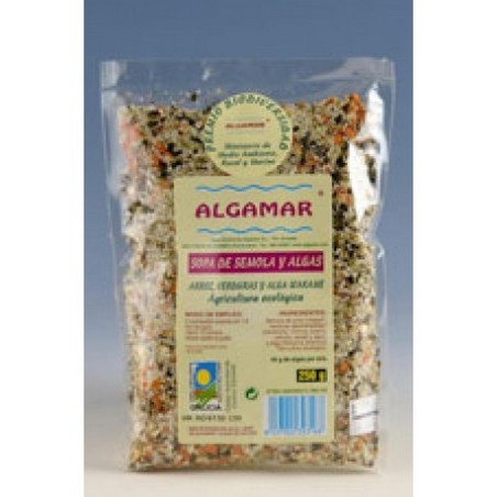 SOPA ARROZ VERDURA ALGAS 250GR ALGAMAR