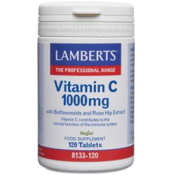 VITAMINA C 1000 MG+BIOFLAVONOIDES Y ESCRAMUJO 120CAPS