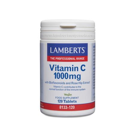 VITAMINA C 1000 MG+BIOFLAVONOIDES Y ESCRAMUJO 120CAPS