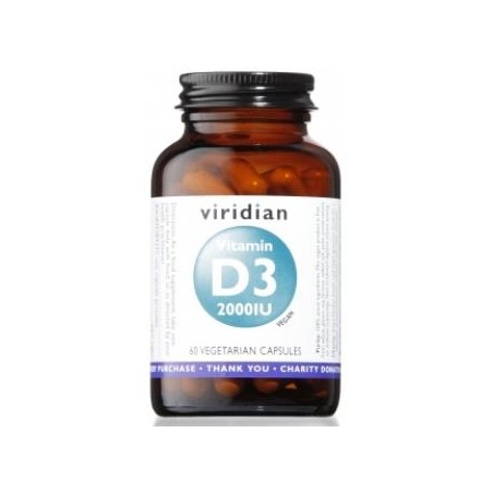 VIT D3 2000 IU VEGANA 60cap - VIRIDIAN