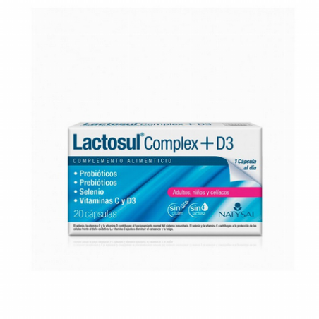LACTOSUL COMPLEX + D3 20 CAPS NATYSAL