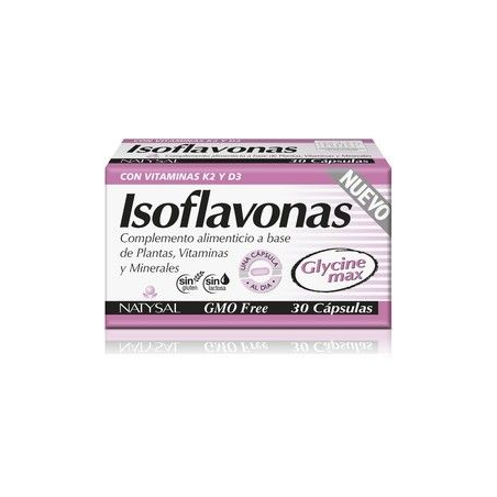 ISOFLAVONAS CON VITAMINAS K2 D3 NUEVO 30 CAPSULAS