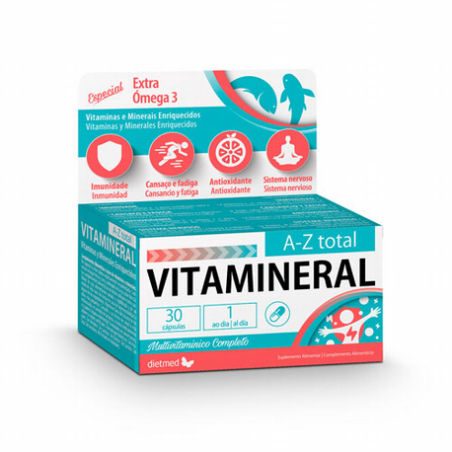 VITAMINERAL A-Z 30PER DIETMED