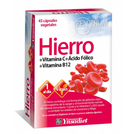 ZENTRUM HIERRO 45CAPS