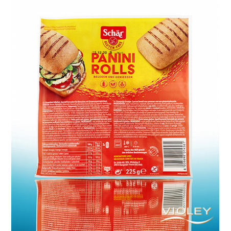 SCHAR PANINI ROLLS 225GR