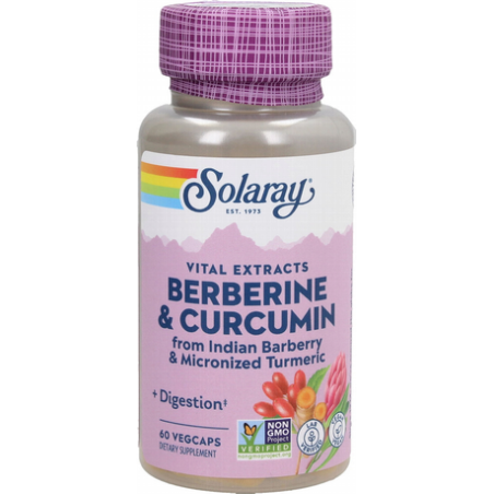 BERBERINE & CURCUMIN 600 MG - 60 CÁPSULAS VEGETALES