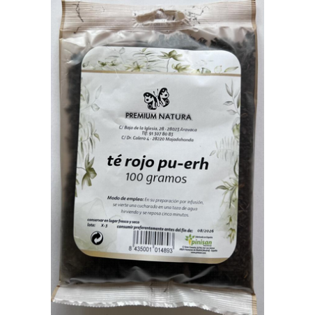 TE ROJO PU-ERH 100 GR PREMIUN NATURA