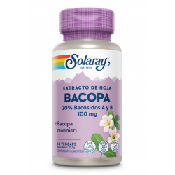 Bacopa 100 mg Solaray | Memoria y concentración