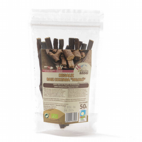 REGALIZ RAIZ CORTADA 50GR ORO DE LOS ANDES