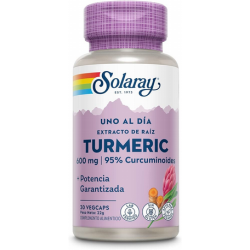 TURMERIC 600 MG- 30 CÁPSULAS VEGETALES SOLARAY