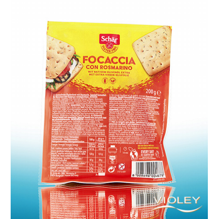 SCHAR FOCACCIA CON ROMERO 200G