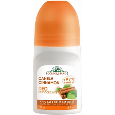 DESODORANTE CANELA ROLLON 75ML CORPORE SANO