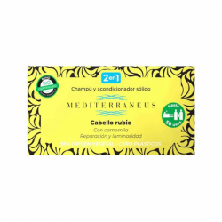 CHAMPU RUBIO ACONDICIONADOR SOLIDO 55GR MEDITERRANEUS