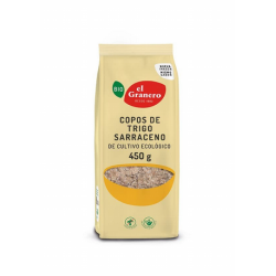 COPOS DE TRIGO SARRACENO BIO, 450 g  EL GRANERO