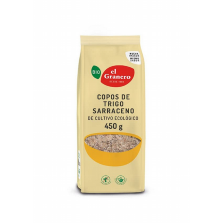 COPOS DE TRIGO SARRACENO BIO, 450 g  EL GRANERO