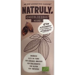 CHOCOLATE NEGRO 85GRM NATRULY