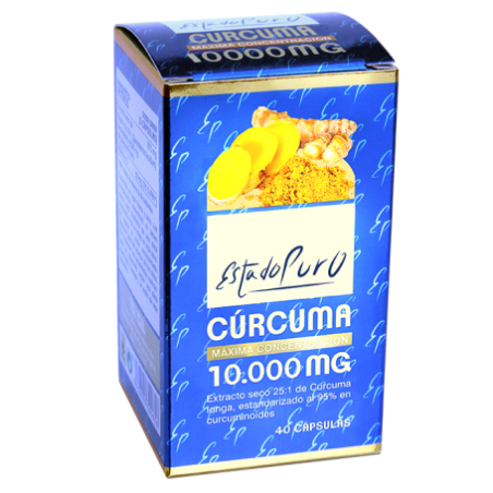 CURCUMA 10.000MG  40CAP ESTADO PURO