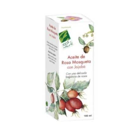 Aceite de Jojoba con Rosa Mosqueta. Frasco de 100 ml