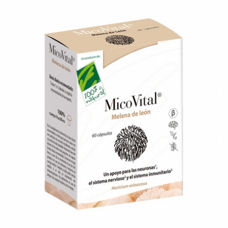 MicoVital® Melena de león. Caja con 60 cápsulas