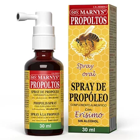 PROPOLTOS ( Propoleo+ Erisimo)     Botella con spray bucal - 30 ML