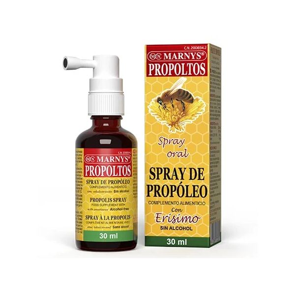 PROPOLTOS ( Propoleo+ Erisimo)     Botella con spray bucal - 30 ML