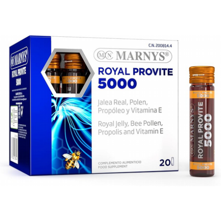 ROYAL PROVITE 5000  Jalea Real +Propoleo+Polen+Vit. E   20 Viales X 11ML