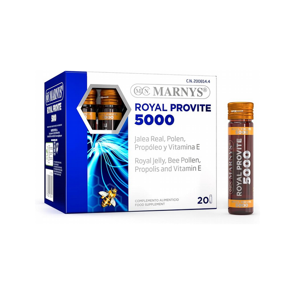 ROYAL PROVITE 5000  Jalea Real +Propoleo+Polen+Vit. E   20 Viales X 11ML