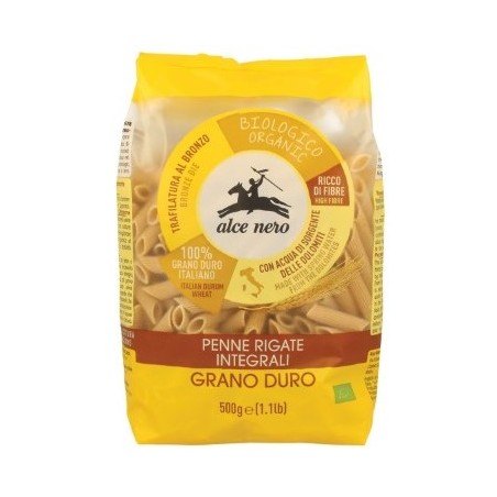 MACARRONES INTEGRALES ALCE NERO 500 gr